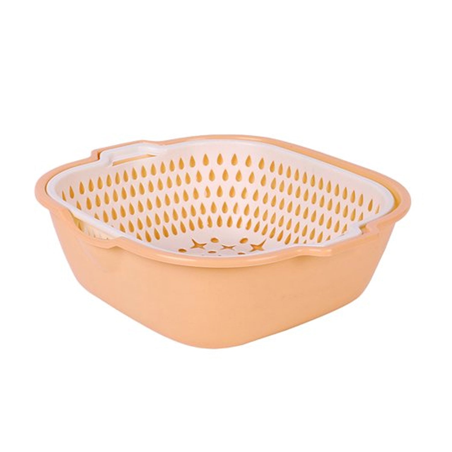 2785 2 In 1 Basket Strainer To Rinse Various Types Of Items Like Fruits, Vegetables Etc. DeoDap 2785 2 In 1 Basket Strainer To Rinse Various Types Of Items Like Fruits, Vegetables Etc. DeoDap